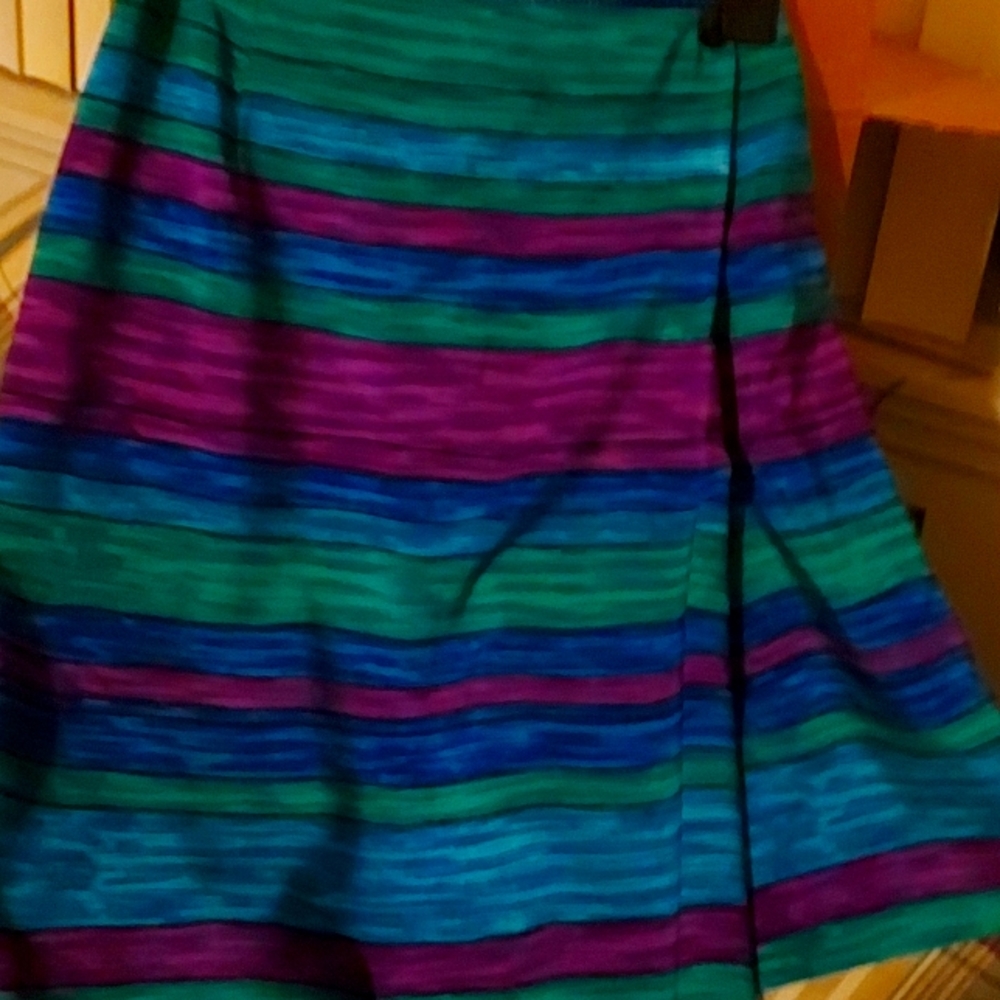 Michael & Company striped skirt size 10